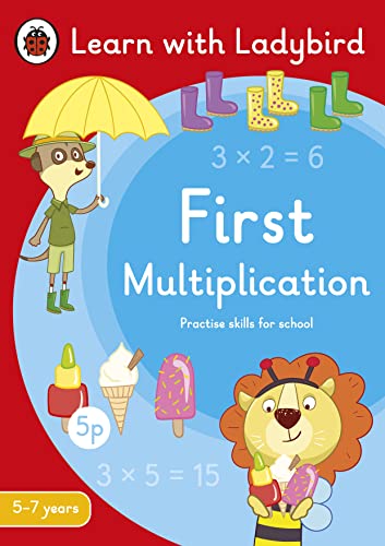 First Multiplication: A Learn with Ladybird Activity Book 5-7 years: Ideal for home learning (KS1) von Ladybird